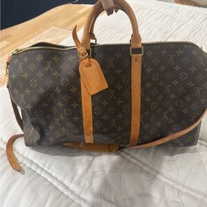 Luxury Brown Monogram Travel Bag